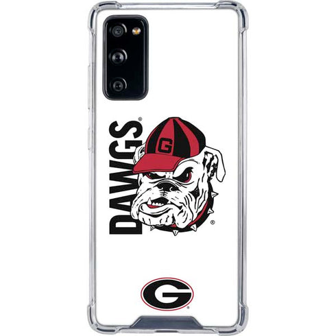 University of Georgia Dawgs Galaxy S20 FE Clear Case